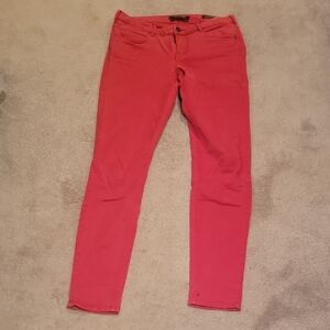 Scotch & Soda Bold Red Skinny Jeans Sz 28